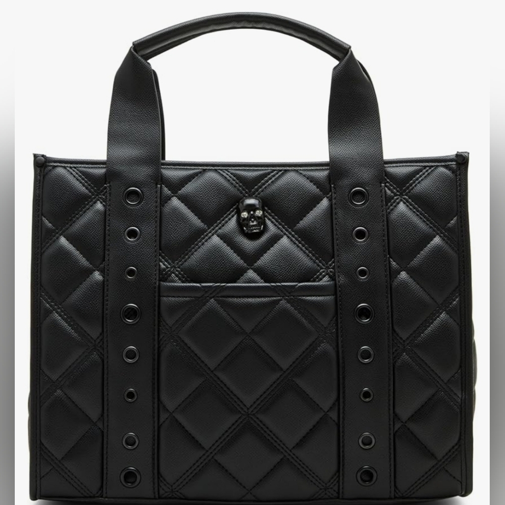 🖤▪️Betsey Johnson▪️ black Skull Tote Handbag or shoulder bag
